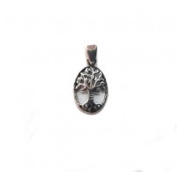 PE001539 Sterling Silver Pendant Charm Tree Of Life Solid Genuine Hallmarked 925 Handmade